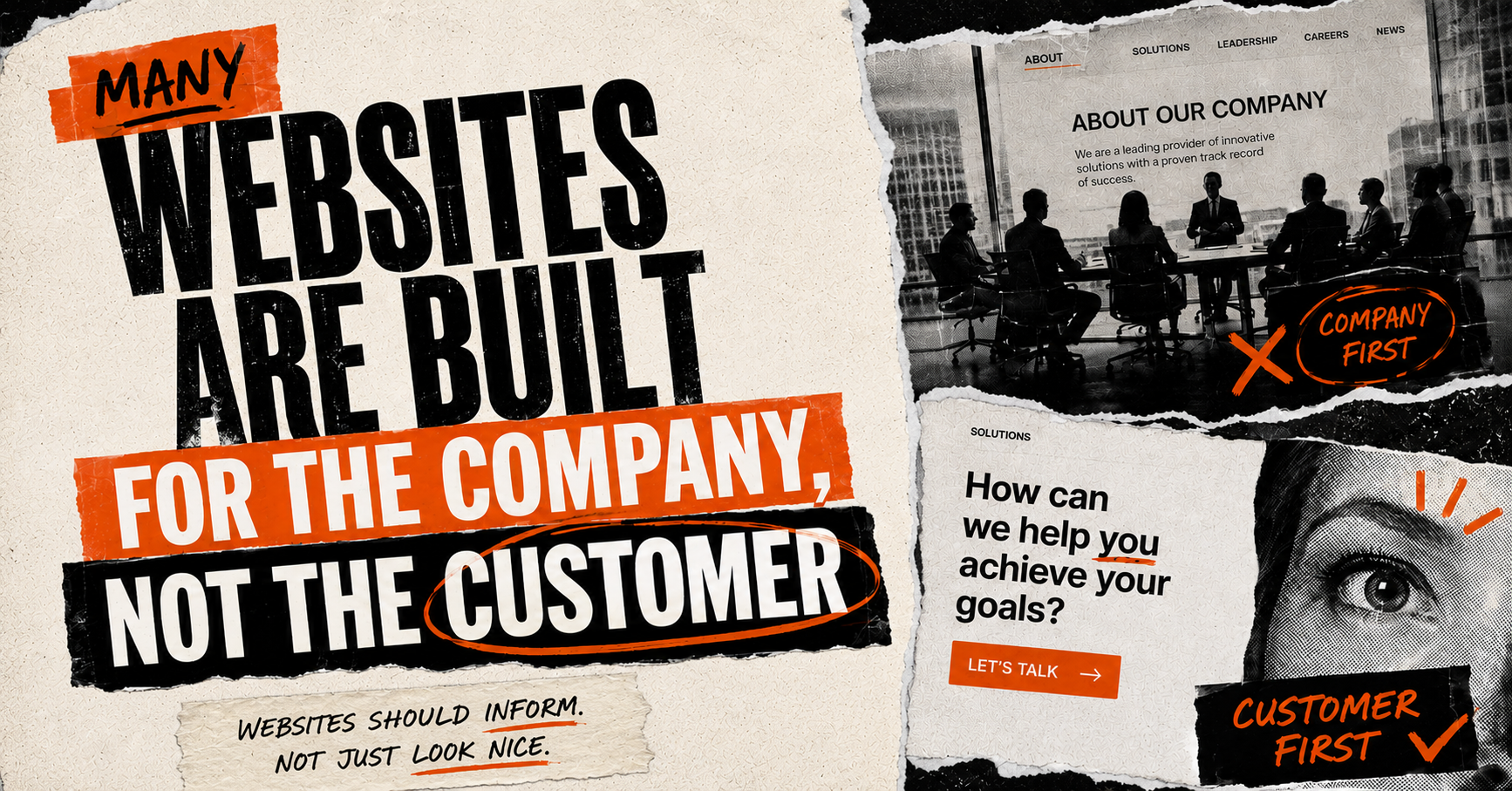 Many Websites Are Built for the Company, Not the Customer
